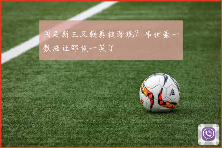 国足新三叉戟真核浮现?韦世豪一数据让邵佳一笑了