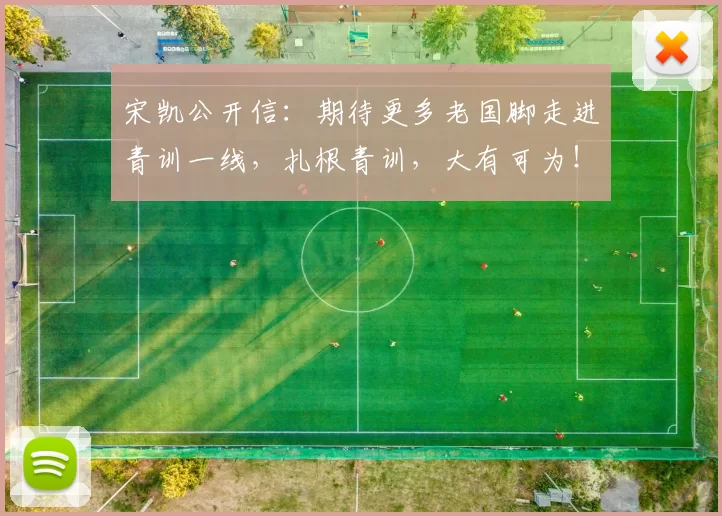 宋凯公开信:期待更多老国脚走进青训一线,扎根青训,大有可为!