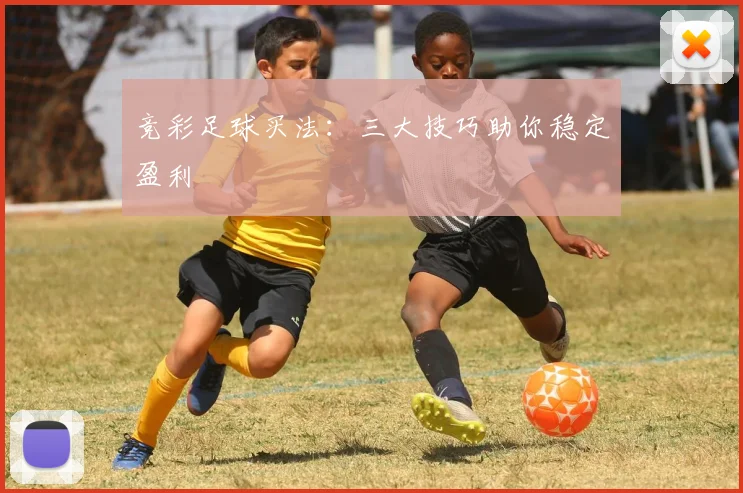 竞彩足球买法：三大技巧助你稳定盈利